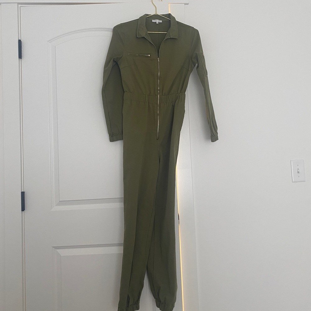 Olive green jumpsuit